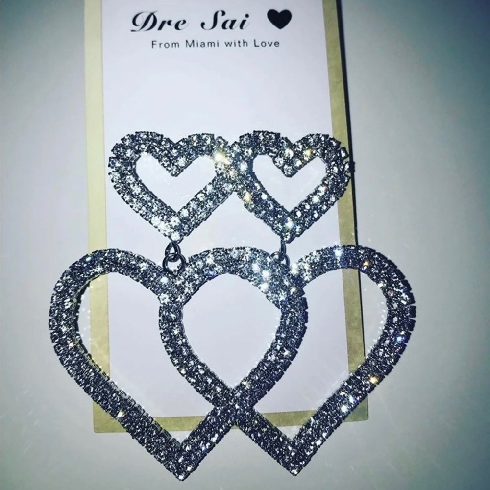 Hear earrings